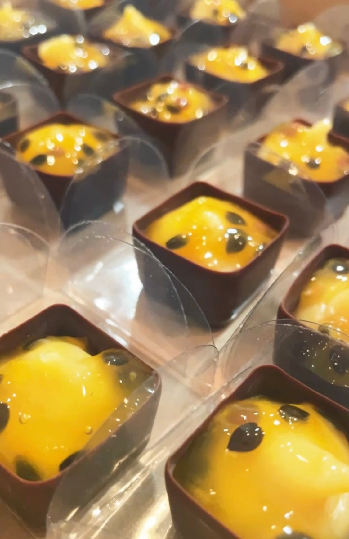 Coupe de chocolat noir