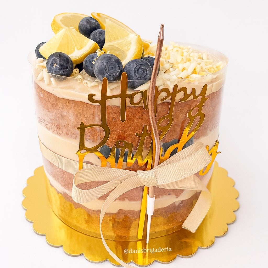 Gâteaux Naked cake à la vanille ou chocolat - taile 18cm (22 portions)